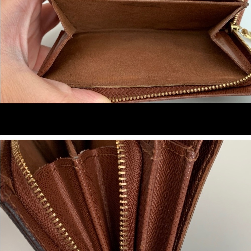 Louis Vuitton Brown Monogram Canvas Wallet - Picture 6 of 6